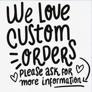 Shop handmade - Ask about custom orders!!!!
